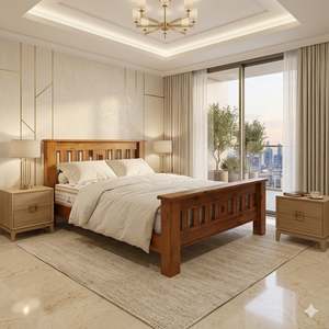 Edison Bed Frame + Bliss Euro Top Pocket Spring Mattress Super King