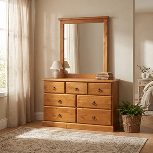 TRIO 7 Drw Dresser / Mirror