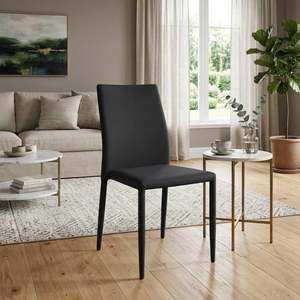 Tawa Dining Chairs Black 6-Piece Set