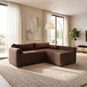 NZ Made Deseo Long-Arm With Chaise Corner Sofa