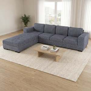 Corner Suites: NZ Made CloudNine 4 Seater Corner Sofa With Reversible Chaise