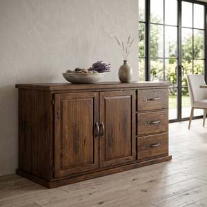 Solen Buffet Cabinet 3 Drawers + 2 Doors