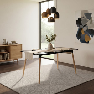 Thrifty 1.5M Dining Table Black