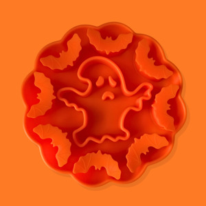 Halloween Slow Feeder Bowl [Ghost Orange]