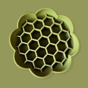 Dine: Honeycomb Slow Feeder Bowl [Forest Green]