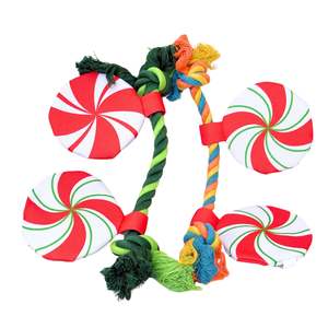 Tug Toys: 🍬 Christmas Candy Rope Dog Toy