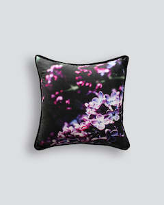 Velvets: Dark Botanic Spring Petal Cushion