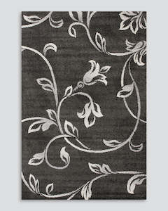 Ollo Statement Floor Rugs: Madison Grey Floor Rug