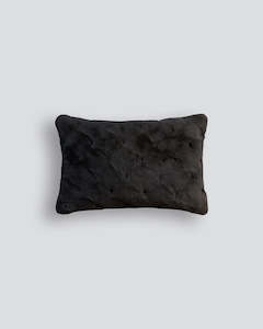 Dark Moody: Valentina Black Oblong Cushion