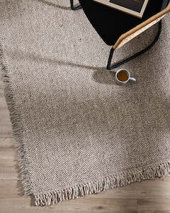 Baya Refined Texture Floor Rugs: Ulster Floor Rug