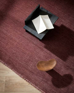 Baya Timeless Luxe Floor Rugs: Sandringham Merlot Floor Rug