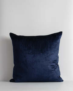 Velvets: Bromley Navy Square Cushion