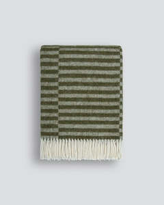 Pure Wool Throws: Noah Olive Throw