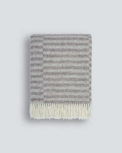 Pure Wool Throws: Noah Oatmeal Throw