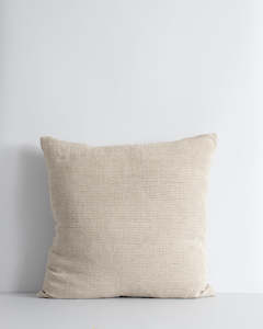 100 Linen: Sandridge Linen/Rust Cushion