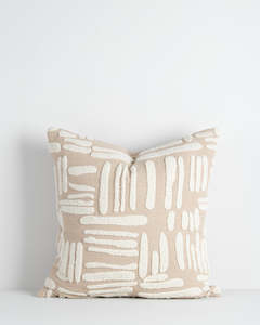 Textured: Gobi Biscuit Cushion