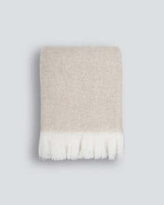 Sorrento Off White Throw