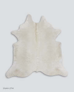 Plano Cowhide White