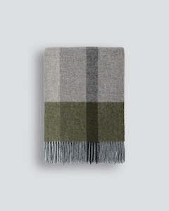 Pure Wool Throws: Brunswick Olive Throw