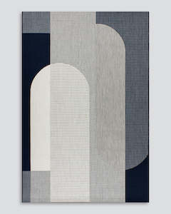 Ollo In Outdoor: Neo Navy Floor Rug