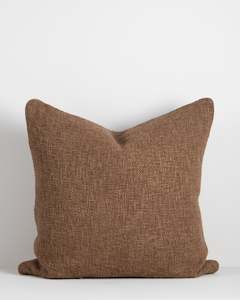 Textured: Cyprian Cocoa Large Cushion