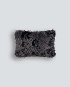 Grey Owl Rectangular Cushion