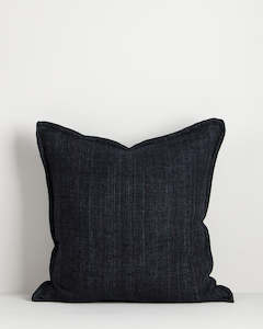 Flaxmill Washed Black Cushion