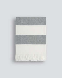 Baya: Cheltenham Storm Blue Throw