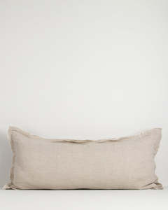 100 Linen: Linden Olive Lodge Cushion
