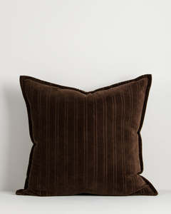 Stria Chocolate Cushion