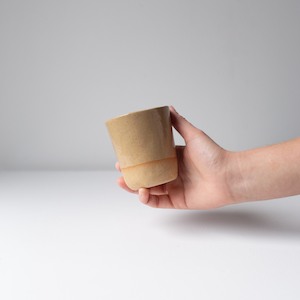 Mugs And Tumblers: Coffee tumblers - Speckled tan