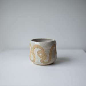 One Offs: Squiggle Pot - Satin White #4