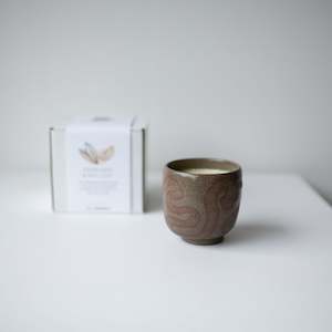 One Offs: Squiggle Candle - Fawn Brown