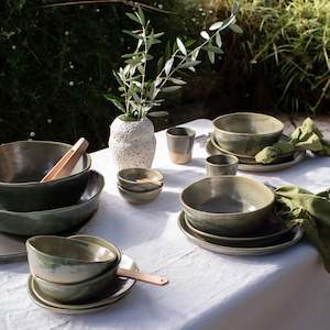 Full Spread Dinner Set - Kelp Green