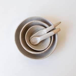 Everyday Tableware: Everyday Mini Bowls Set - Satin White