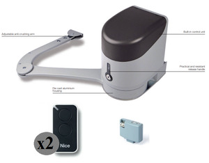 Products: HYKE - SWING GATES 24 VDC ELECTROMECHANICAL GEAR MOTOR WITH ARTICULATED ARM KIT – Fusion Security & Automation