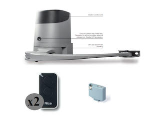 HOPP - SWING GATES 24 VDC GEAR MOTOR WITH ARTICULATED ARM KIT – Fusion Securit&hellip;