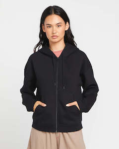 VOLCOM STONE HEART UP ZIP FLEECE HOOD WMNS