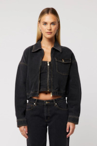 A BRAND DENIM BOMBER CARA JACKET WMN