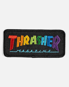 THRASHER RAINBOW MAGAZINE PATCH