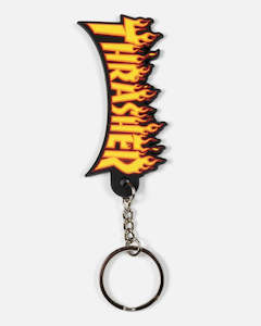 Thrasher: THRASHER FLAME KEYCHAIN