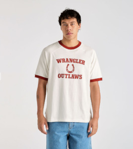 Wrangler: WRANGLER OUTLAW RINGER TEE MENS