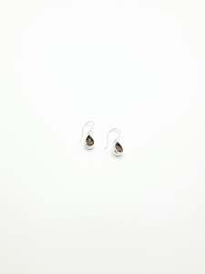 SOME TEARDROP SMOKEY QUARTZ EARRINGS