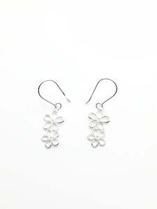 SOME DOUBLE FLOWER EARRINGS