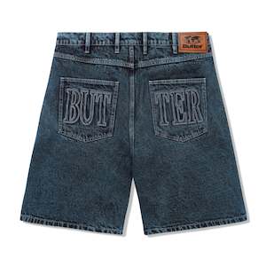 Butter Goods: BUTTER GOODS APPLIQUE DENIM SHORTS MENS