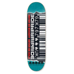 Skate: BLACK LABEL BARCODE RIPPED 8.25 DECK