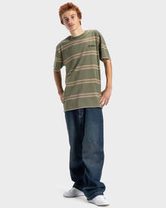 Dc: DC MAXIMIZE STRIPE TEE MENS