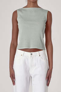 ROLLAS SHELL RIB TANK WMN