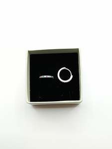 Some: SOME CRYS HUGGIE EARRINGS