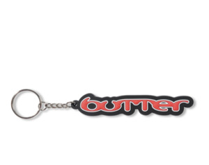 BUTTER GOODS WITNESS RUBBER KEYCHAIN